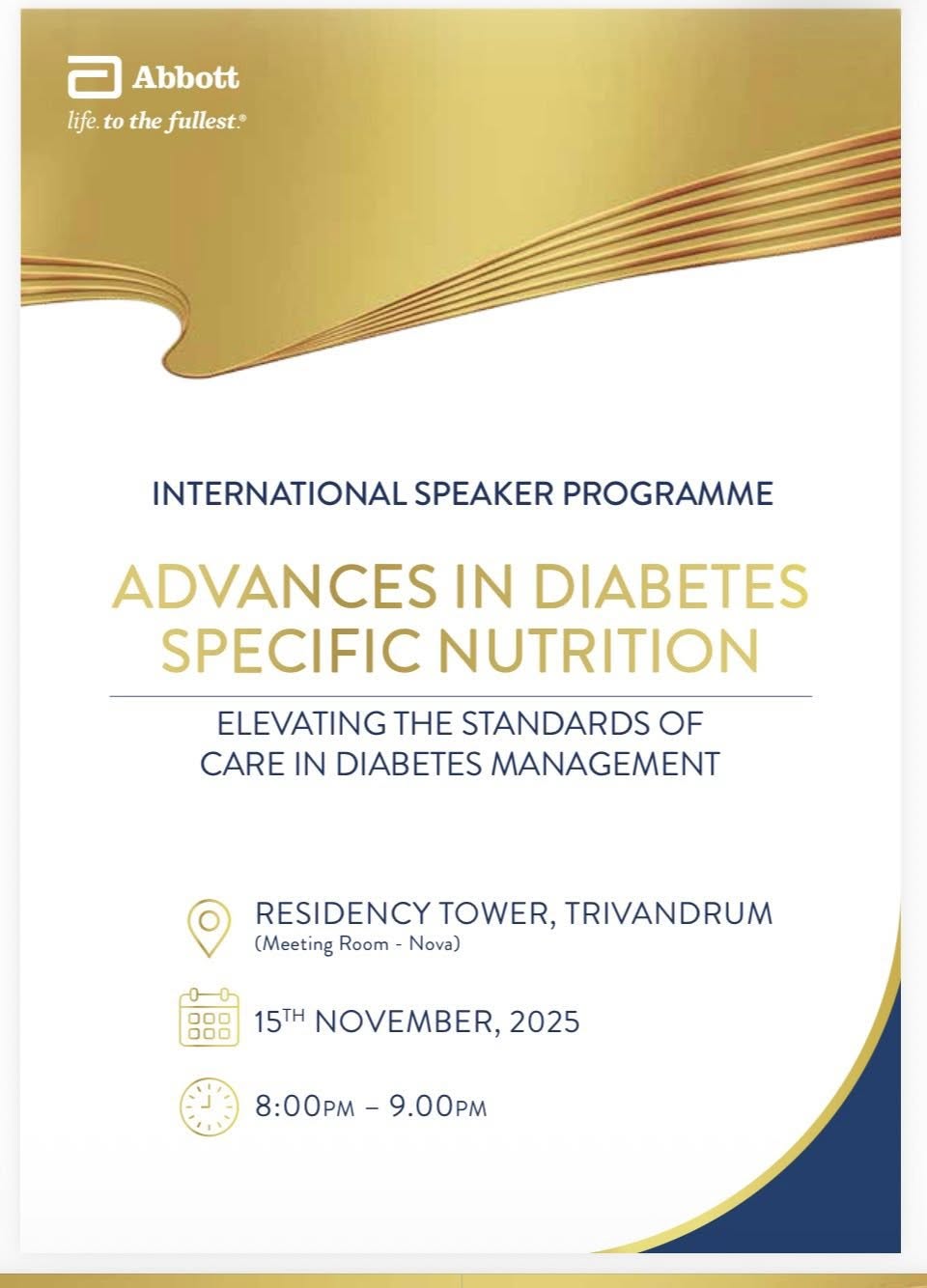 15th November 2025: International Programme on Diabetes Nutrition